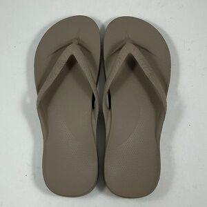 Archies Arch Support Tan Flip Flops Women’s 7 Men’s 6 New Without Tags